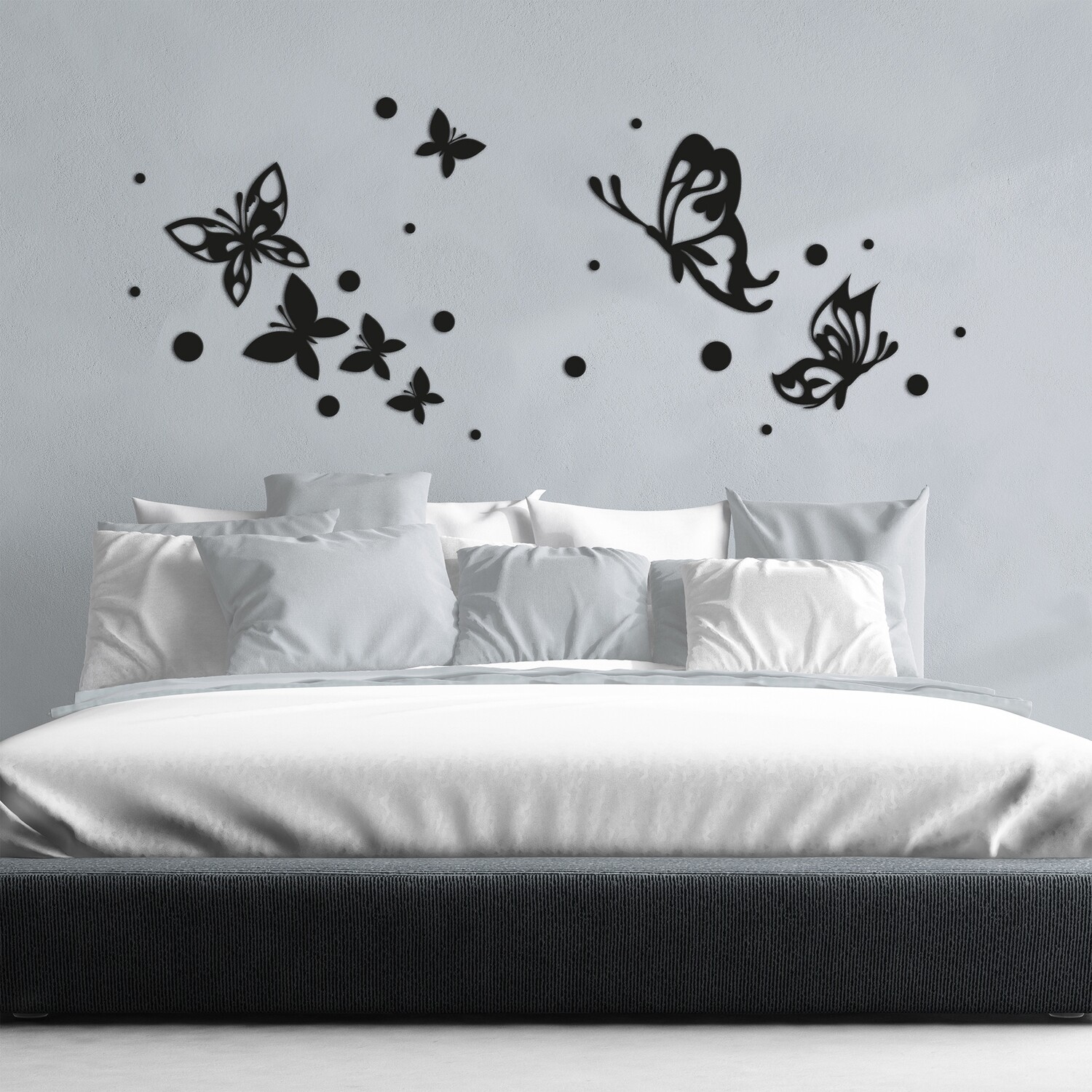 Crearreda 58509 - Butterflies Silhouettes Self Adhesive Removable Foam Sticker