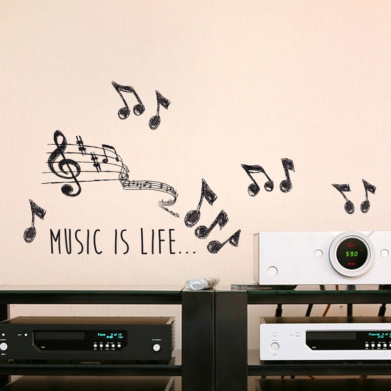 Crearreda 59160 - Music Self Adhesive Wall Sticker