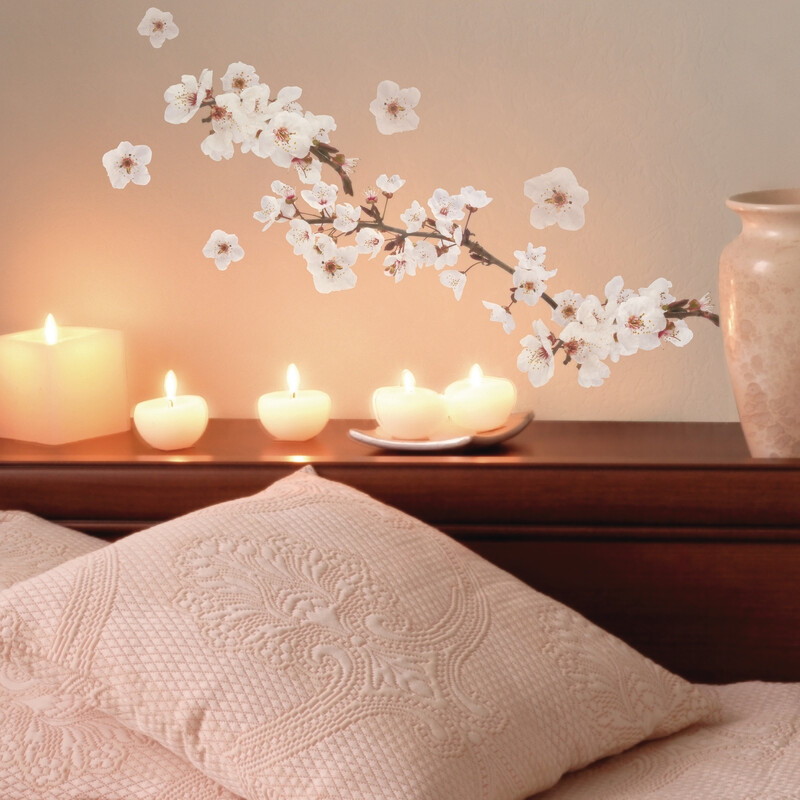 Crearreda 59389 - Photographic Blossom Self Adhesive Wall Sticker