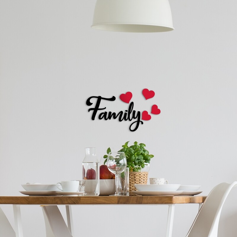 Crearreda 59512 - Family Self Adhesive Removable Foam Sticker