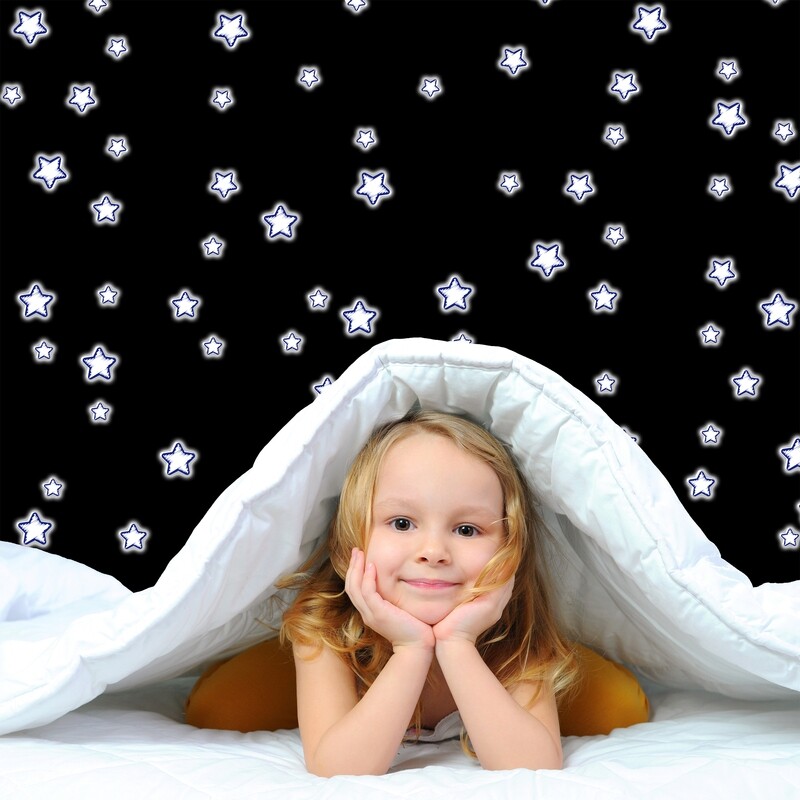 Crearreda 59506 - Glow Stars Glow In The Dark Foam Sticker