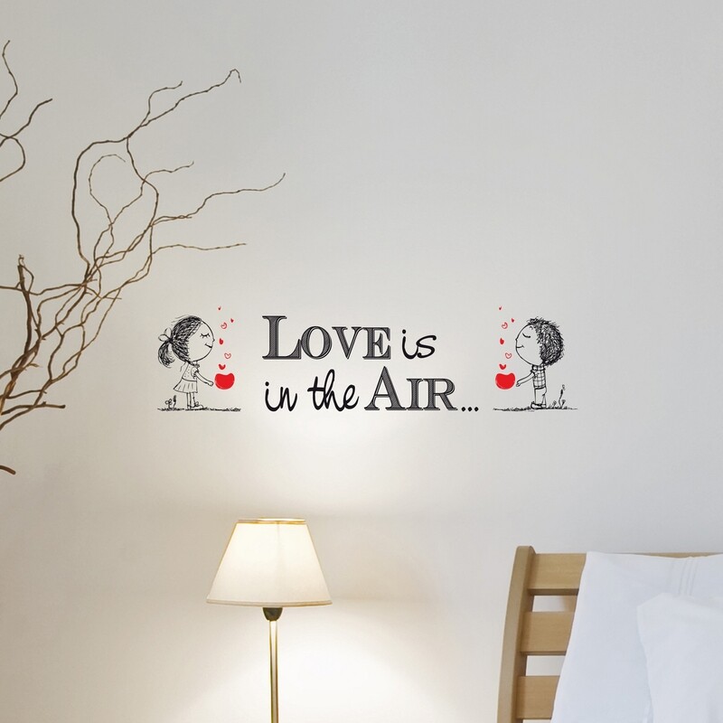 Crearreda 62039 - Love Is Self Adhesive Wall Quote