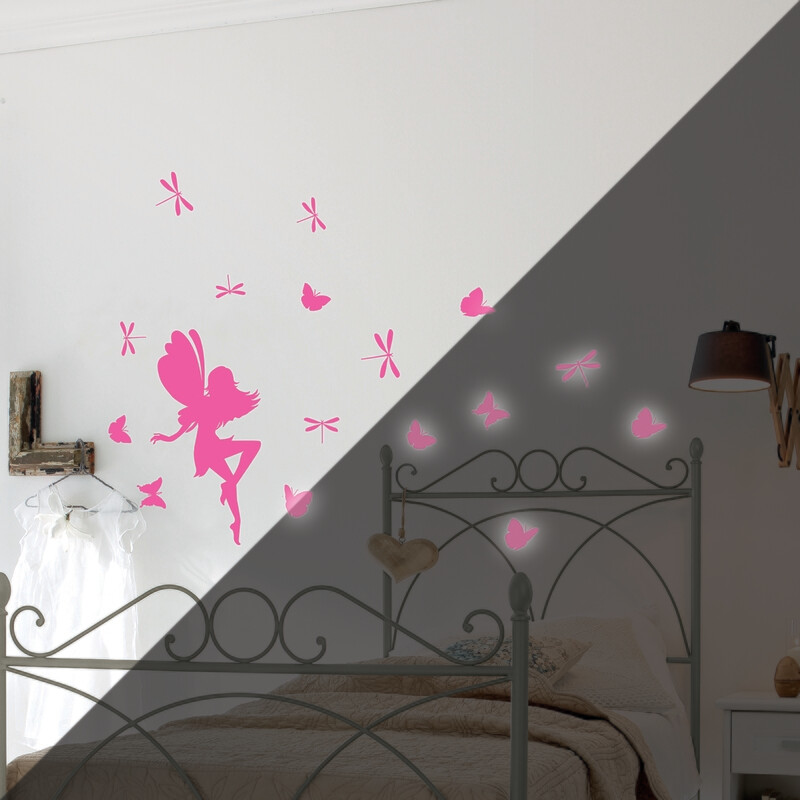Crearreda 79226 - Fairy Glow Self Adhesive Wall Sticker Glow
