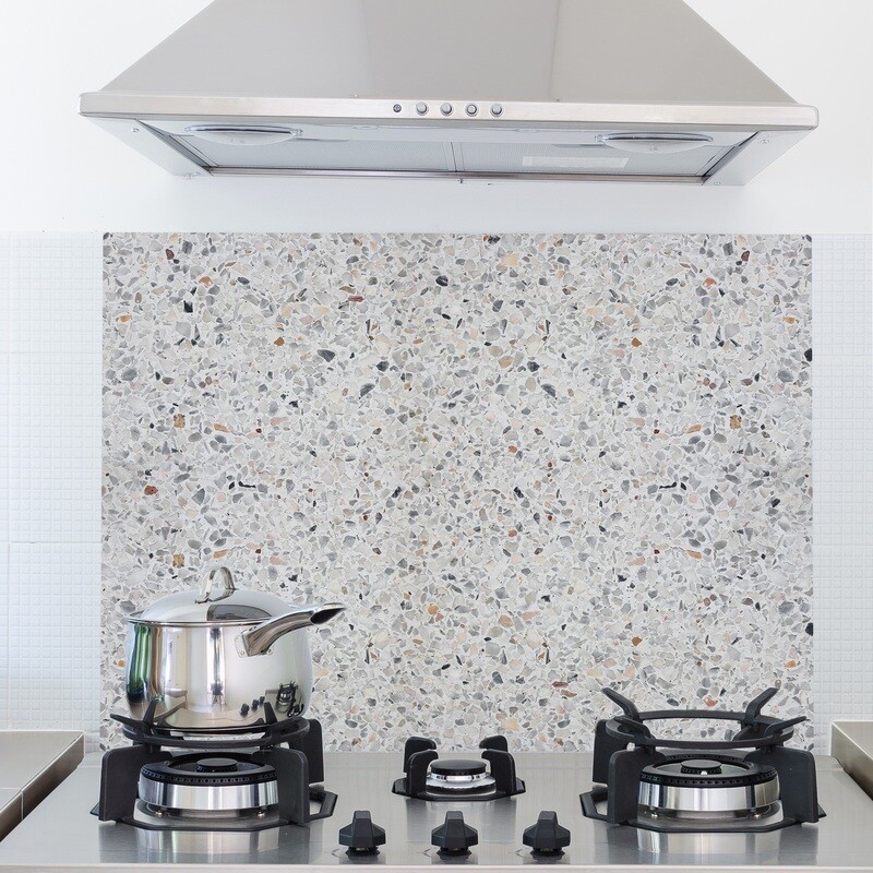 Terrazzo Ciment Self Adhesive Kitchen Panel