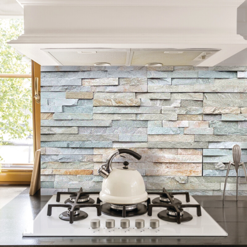 Crearreda 67318 - Grey Stones Self Adhesive Backsplash