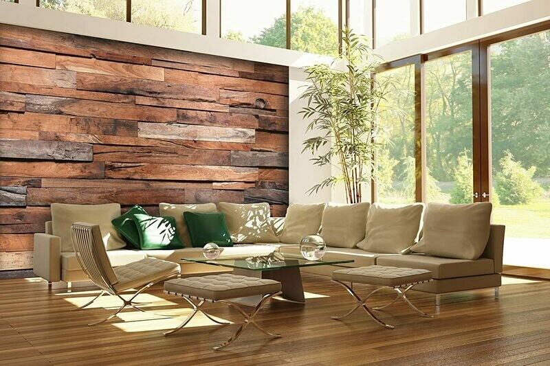 Wooden Wall Wall Mural