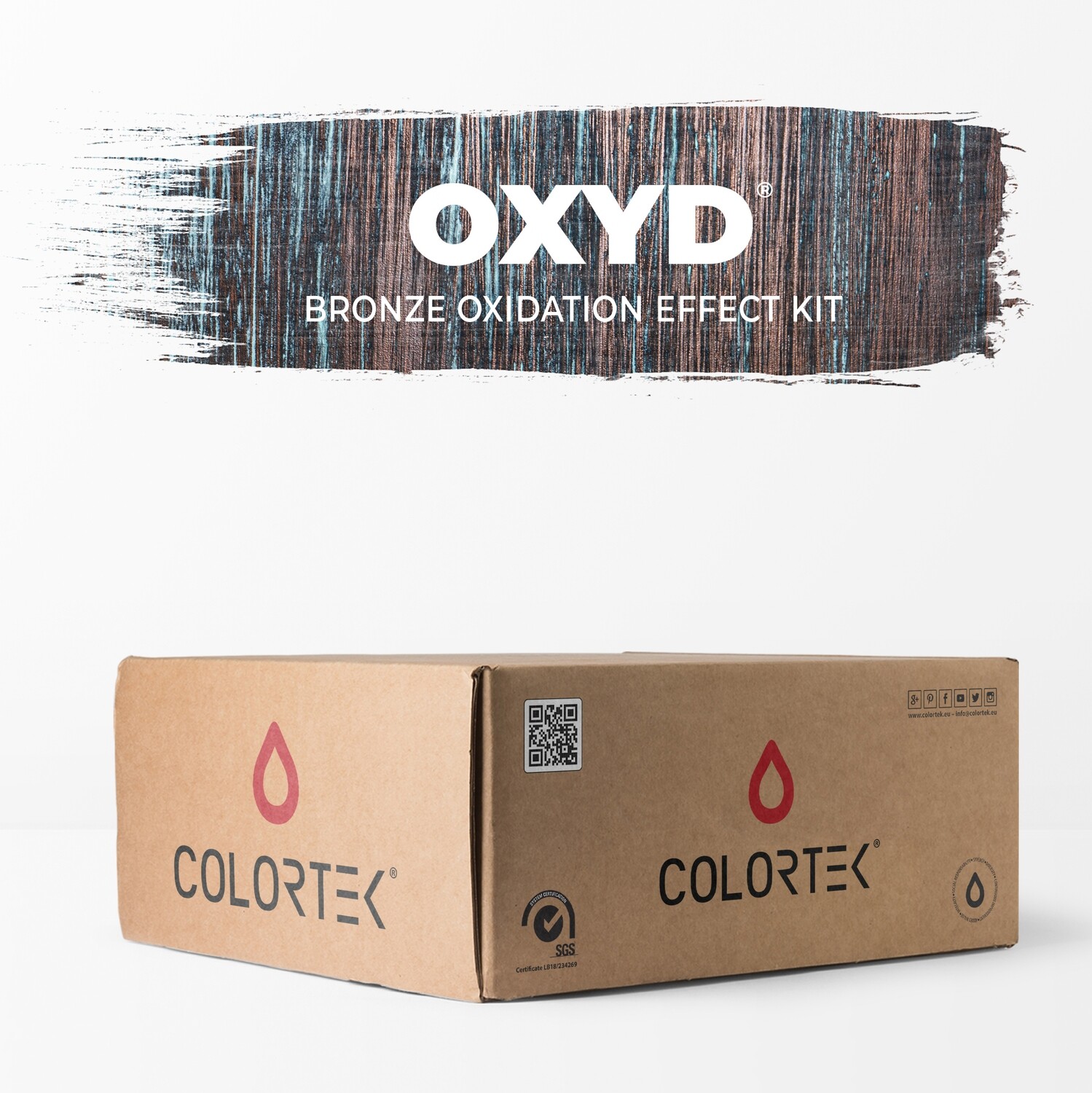 Oxyd - Bronze Oxidation Effect Paint Kit for 5 sqm