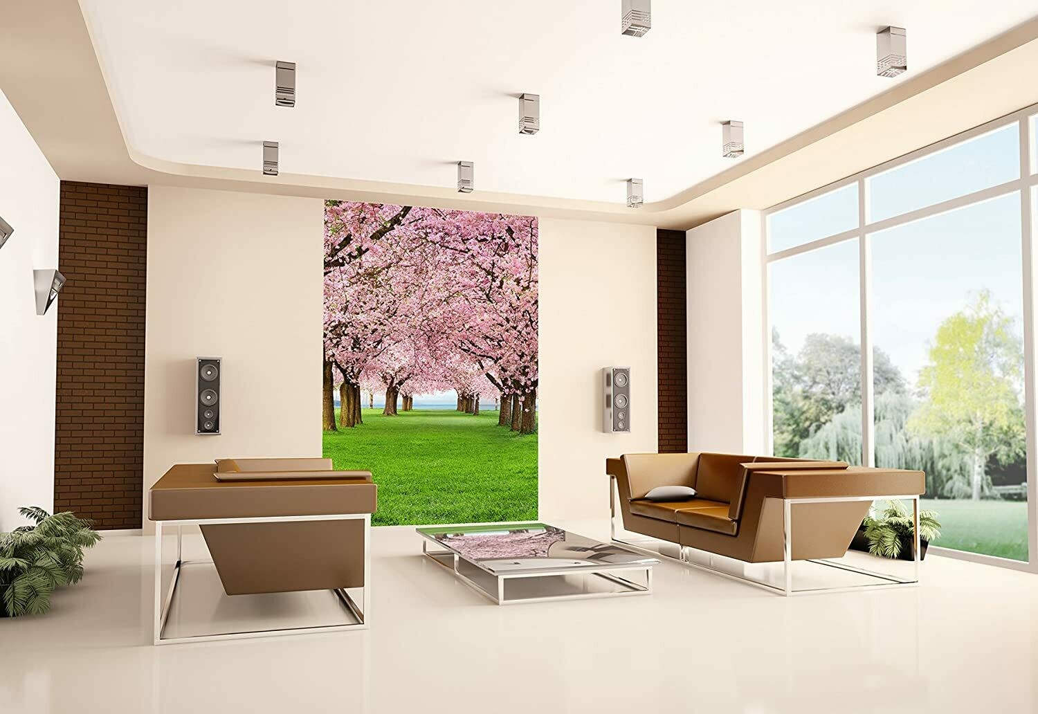 Cherry Trees Wall Mural