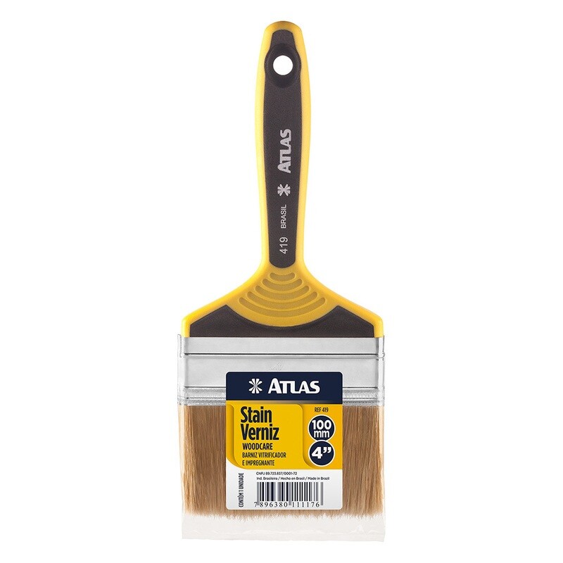 White Bristle, Double Thickness Paint Brush