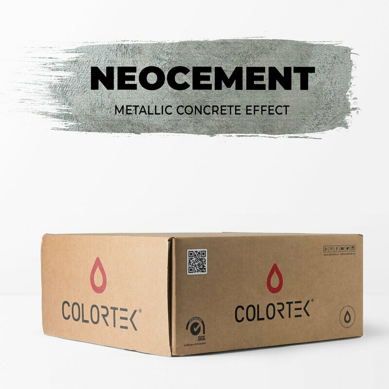 Neocement - Metallic Concrete Effect Kit for Walls 4 sqm