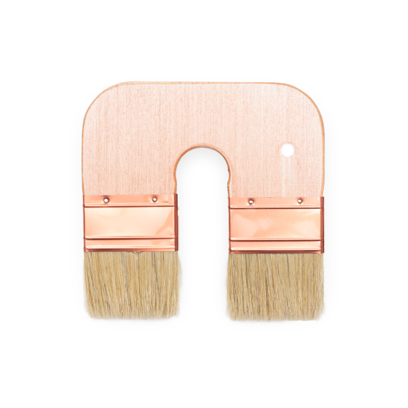 U Shaped Double Color Brush