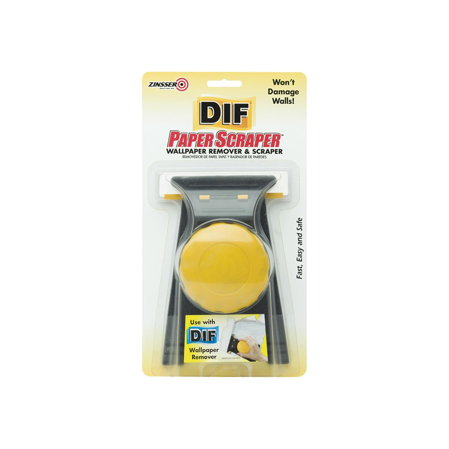 ZINSSER Paper Scraper Wallcovering Remover Tool 02986
