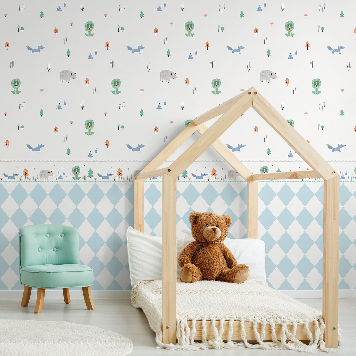 KUMA Green multicolor wallpaper