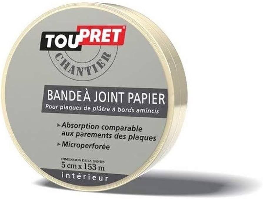 Toupret Reinforced joint tape 5Cm*153M, White