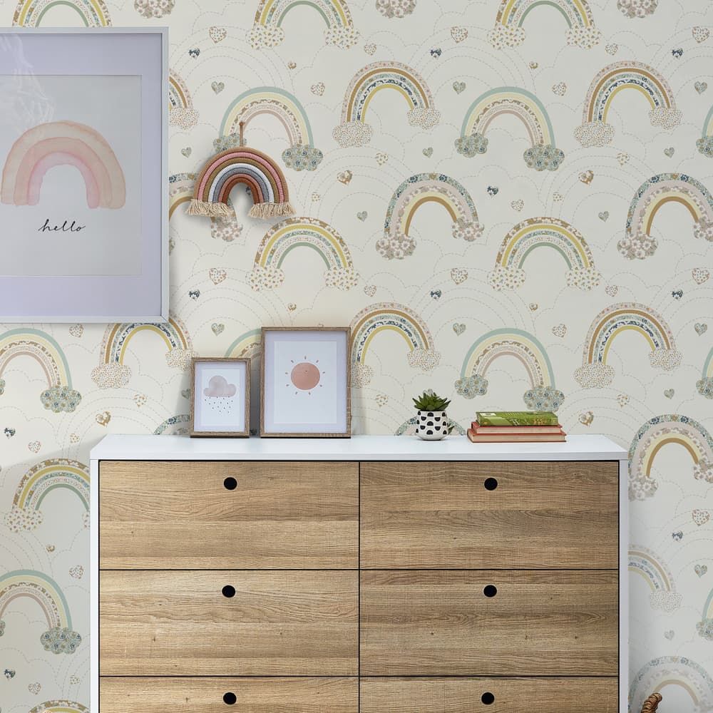 Ditsy Rainbow Pastel 122393
