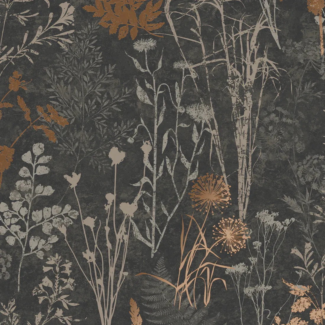 Organics Black &amp; Copper Wildflowers 120718