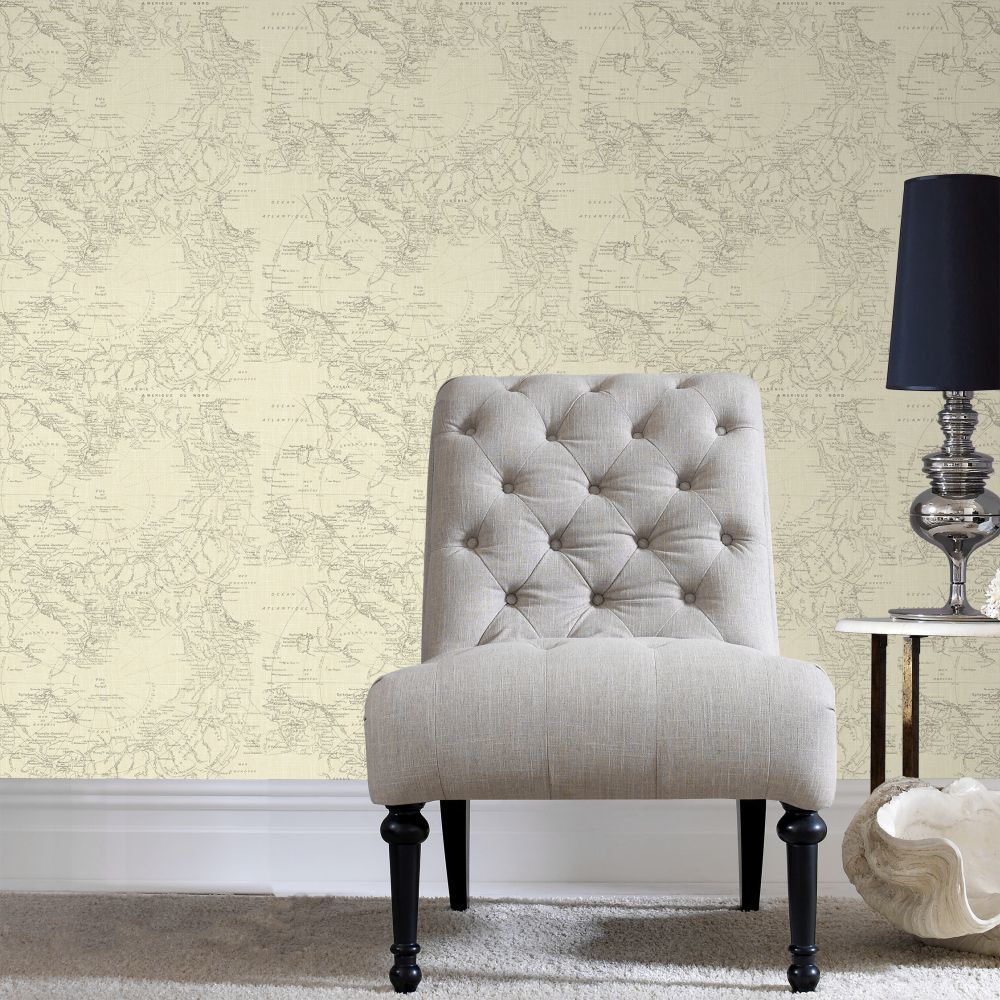 Map Cream - Fresco 50623