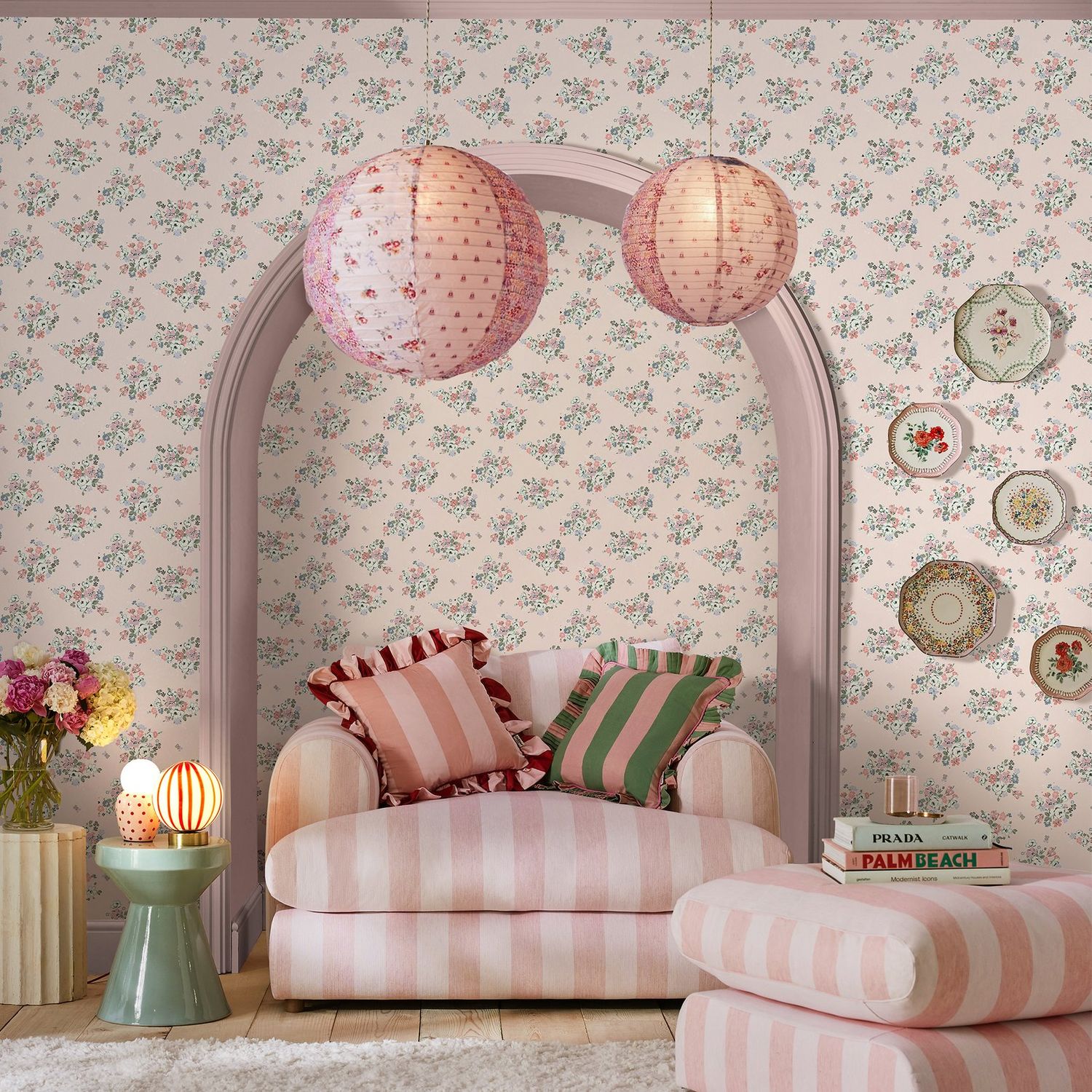 SPF 125508 - Clifton FLoral Pink