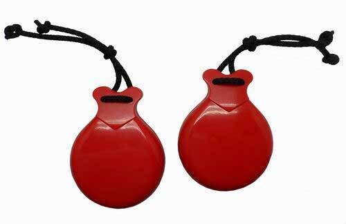 CASTAÑUELA MOD.  BULERÍA ROJO/BLANCO MATE (semiprofesional)