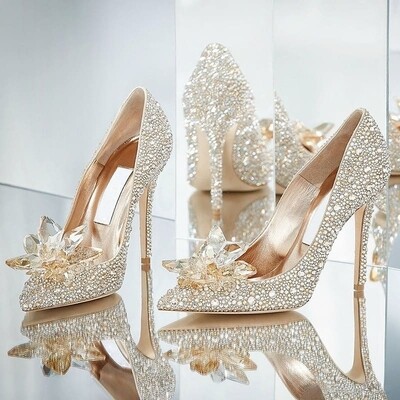 Cinderella bridal shoes