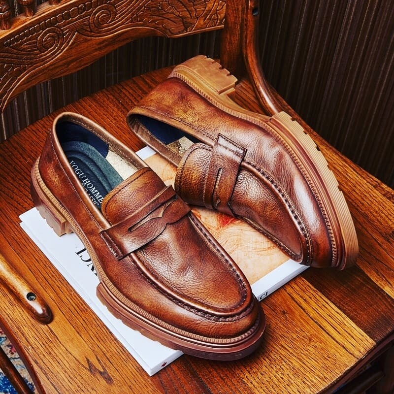 Thick sole loafer 
