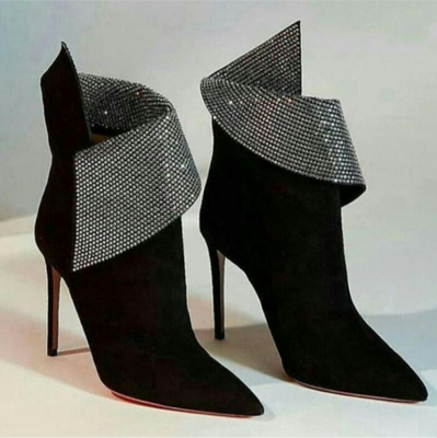 Glitter Colar boots
