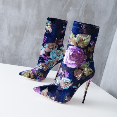Floral boots