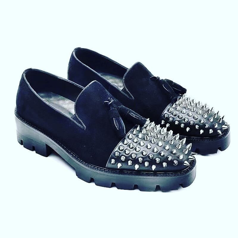 Front spikes Loafers 