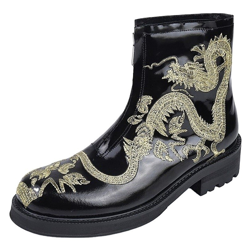 Dragon paint boots