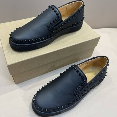 Spiked Loafers 