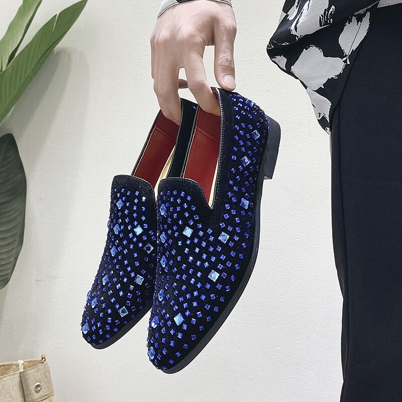 Multicolored stone loafer 