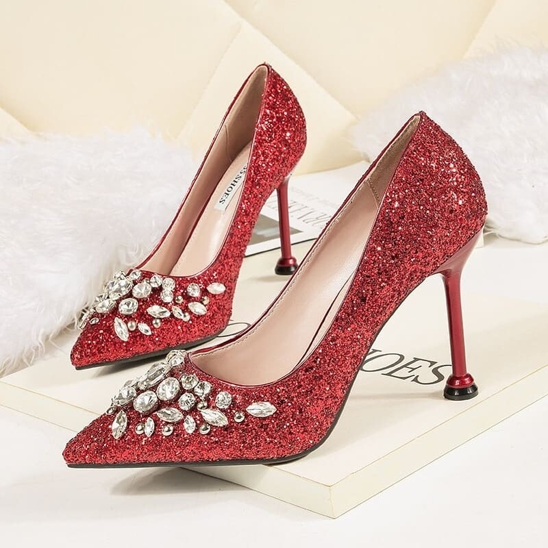 Glitter heel 