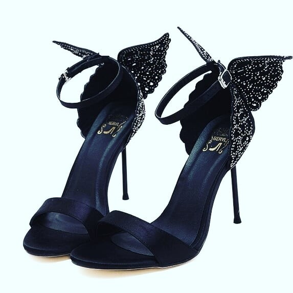 Sandal butterfly heel 