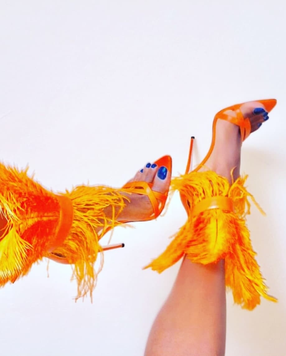 Feathers heels 