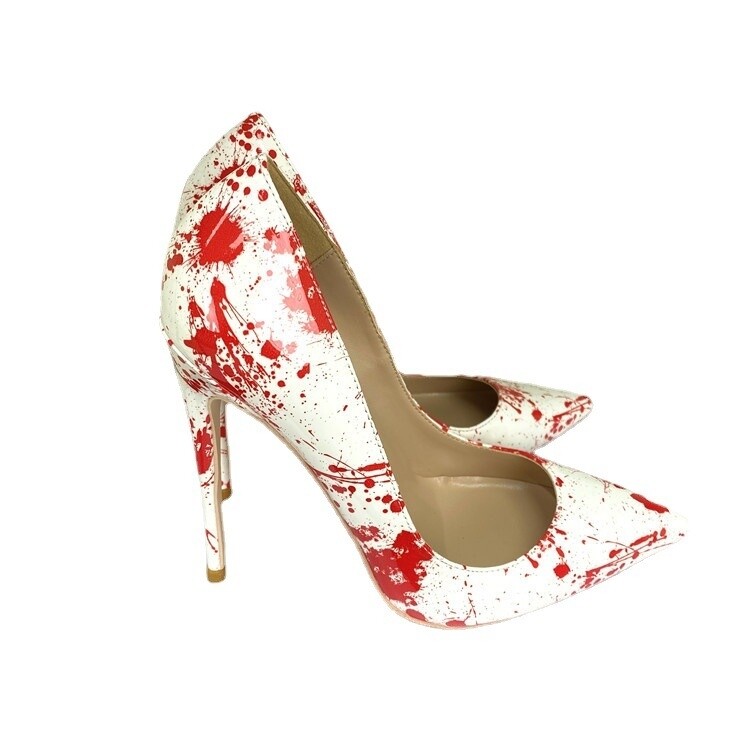 Red Painted Stilletos
