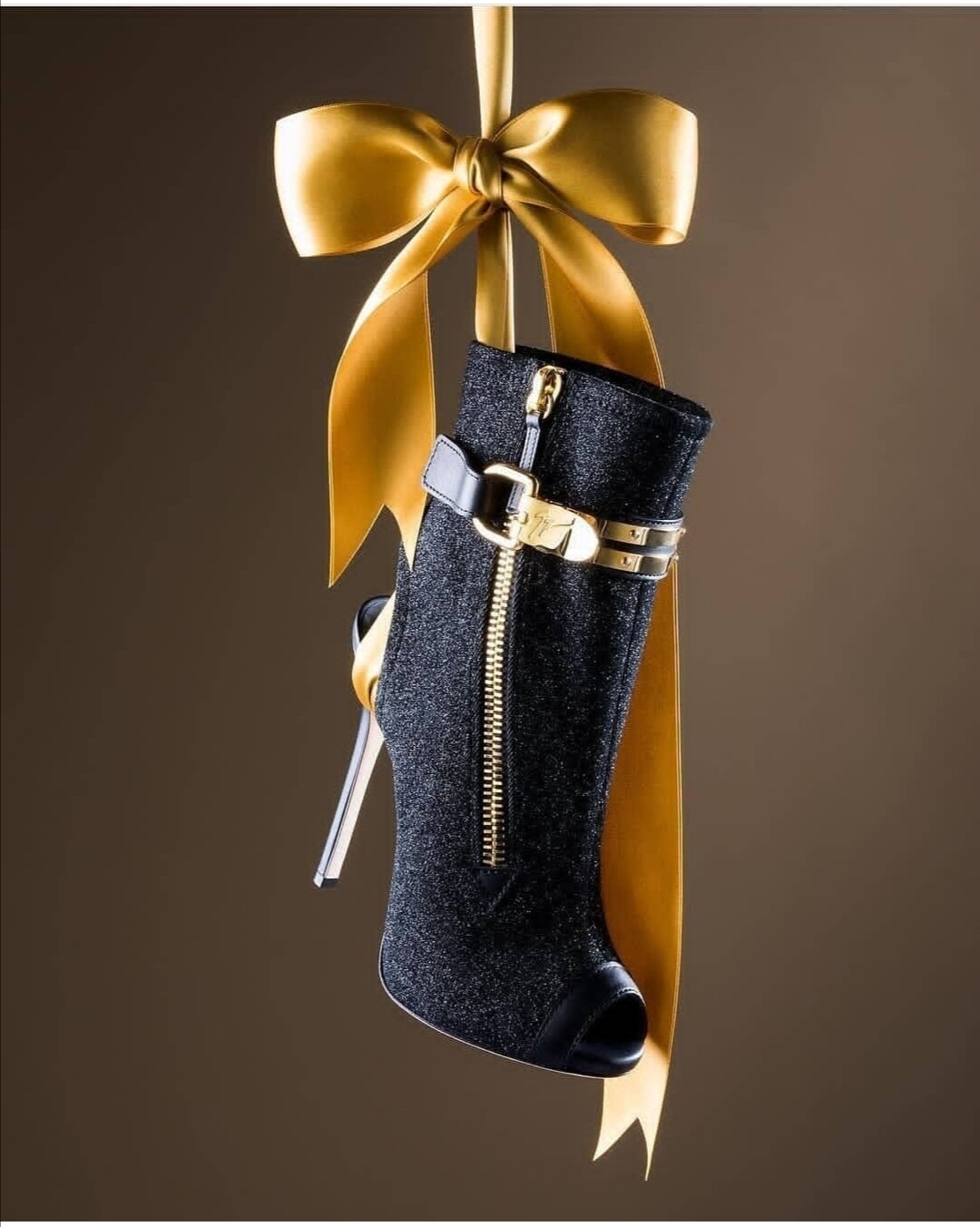 Open toe boots