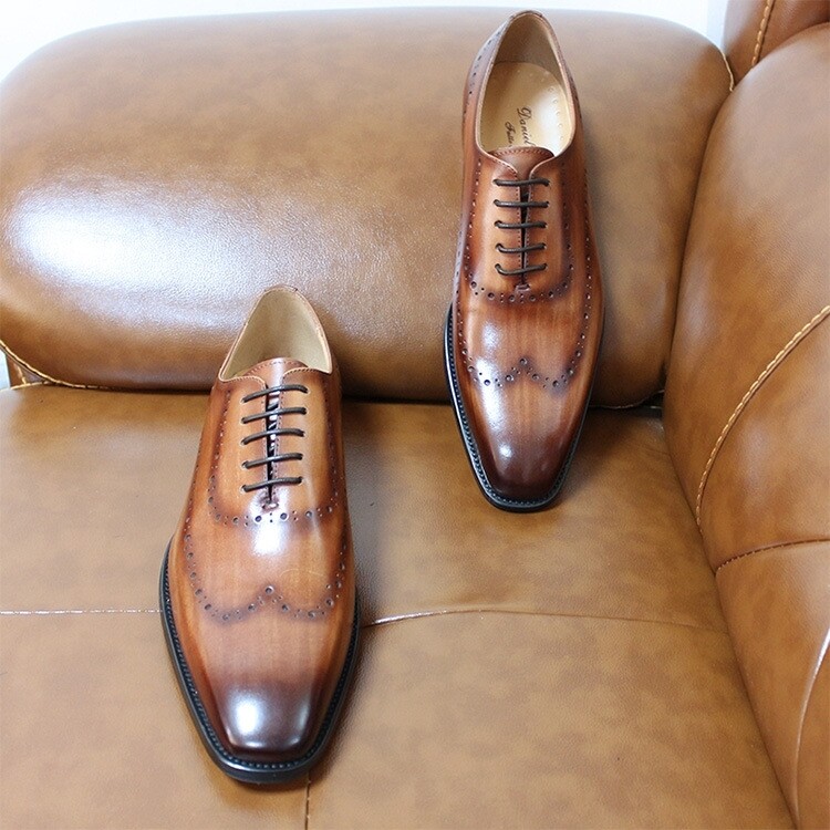 Brown formal shoes 