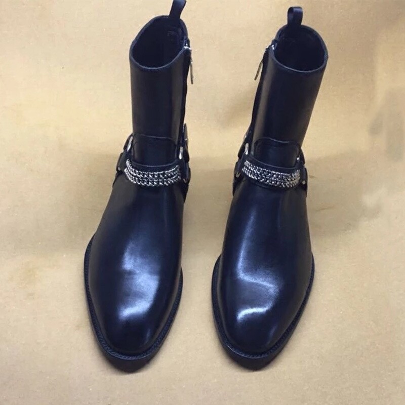 Ankle leather boots 