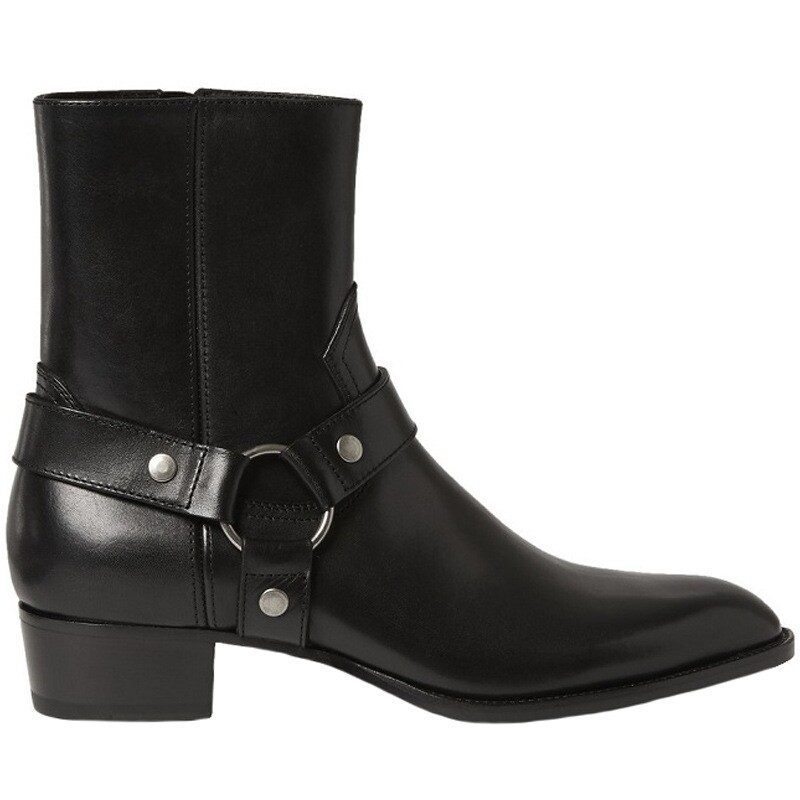 Ankle leather boots 