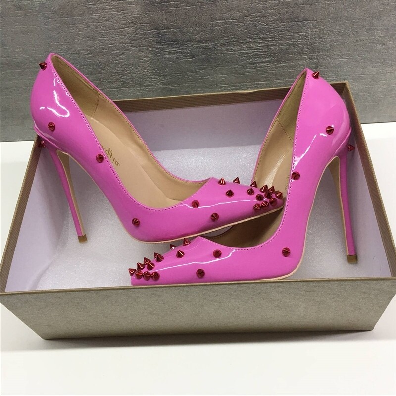 Pinky spikes heels 