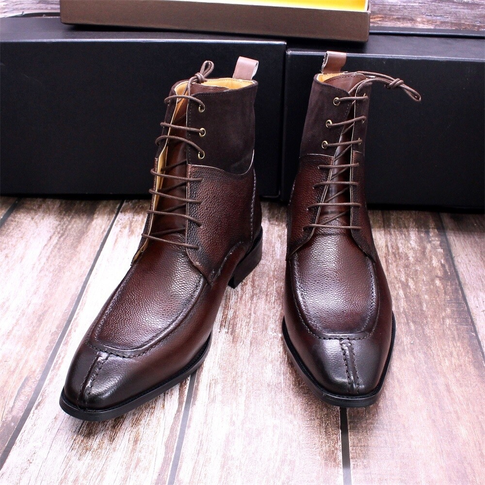 Crocodile skin boots 