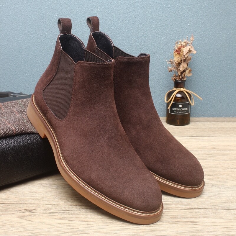 Velvet boots 