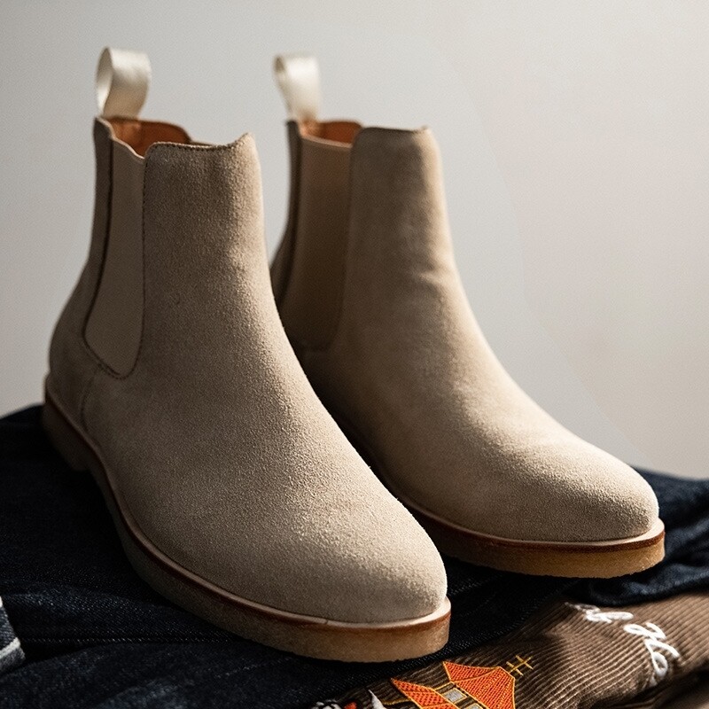 Milky boots