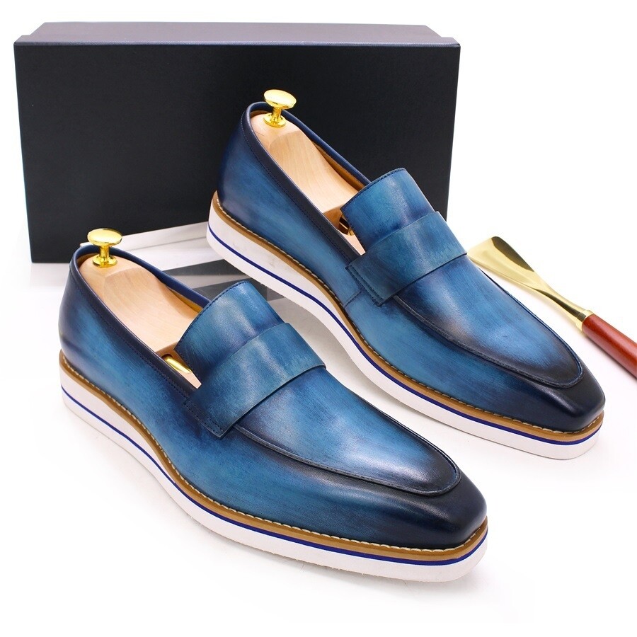 Blue shoes 