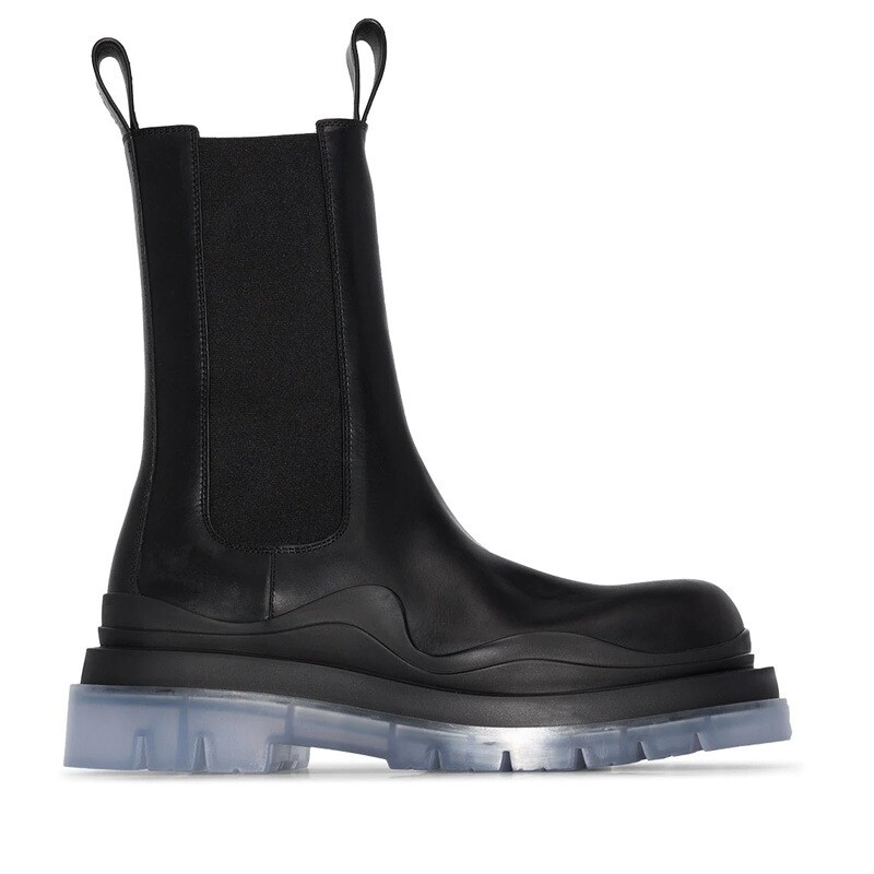 Rubber sole boots 