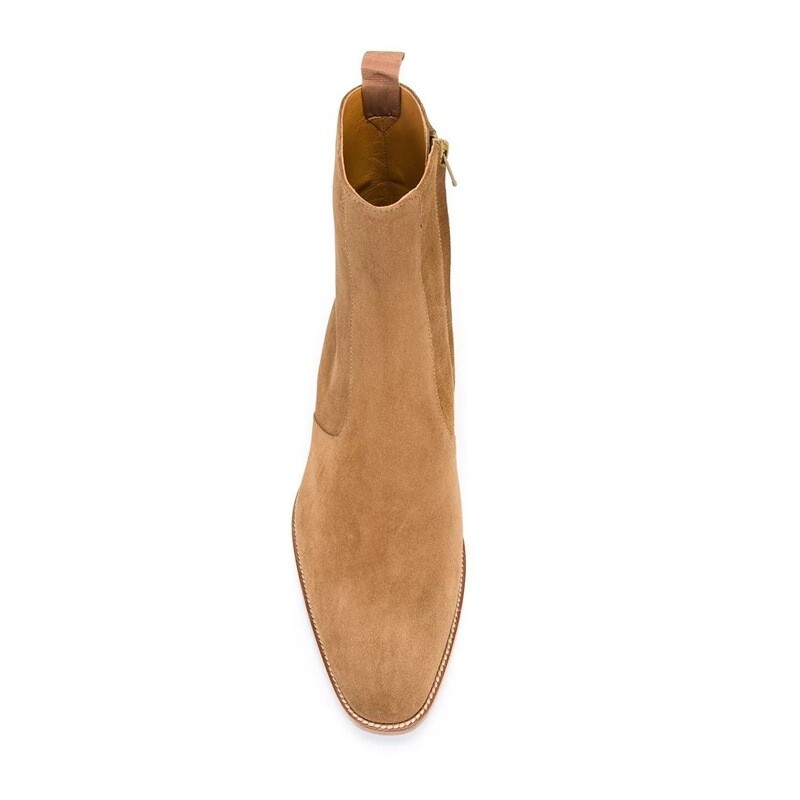 Plain Velvet boots 