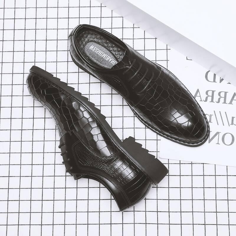 Cracked skin loafers 