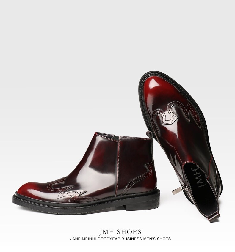 Ankle leather boots 