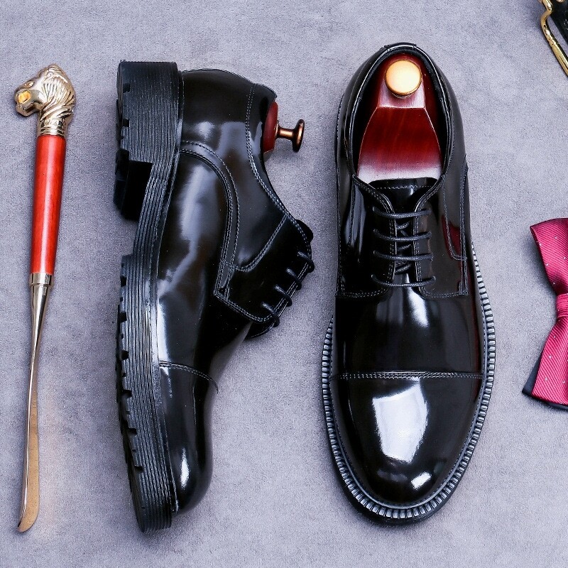 Black loafers 