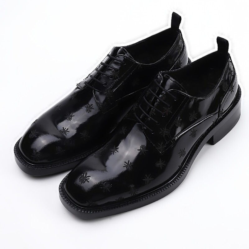 Black loafers 